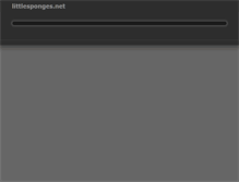Tablet Screenshot of littlesponges.net